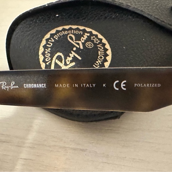 Ray-Ban RB4263 CHROMANCE Sunglasses in Havana and Bronze - Picture 4 of 7